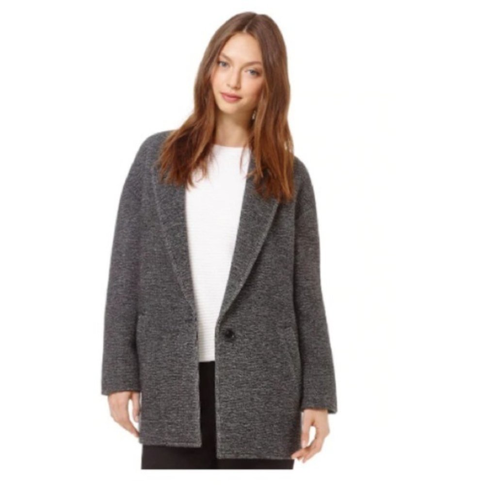 Babaton Henry Wool Coat single button close